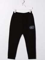 Emporio Armani Kids pantalon de jogging à patch logo - Noir