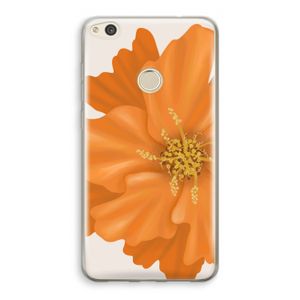 Orange Ellila flower: Huawei Ascend P8 Lite (2017) Transparant Hoesje