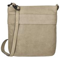 Genicci Leren Schoudertas Finch Grijs