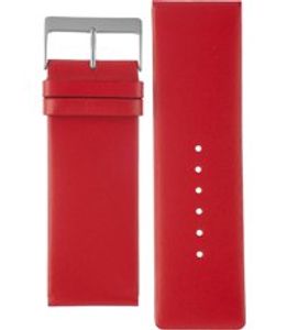 Horlogeband Danish Design IV14Q1009 Leder Rood 30mm