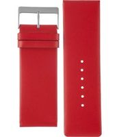 Horlogeband Danish Design IV14Q1009 Leder Rood 30mm - thumbnail