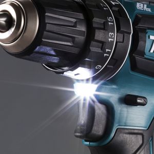 Makita DHP485Z boor Zonder sleutel 1,1 kg Zwart, Blauw