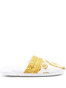 Versace chaussons I Love Baroque - Blanc