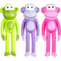 Hondenspeelgoed Latex Aapje - 16 cm 6 x 4.5 x 16 cm Flamingo Multicolor