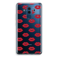 Lips: Huawei Mate 10 Pro Transparant Hoesje - thumbnail