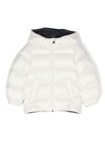 Moncler Enfant doudoune à patch logo - Blanc - thumbnail