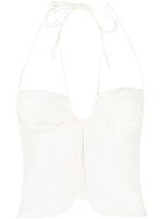 Cult Gaia haut corset Habana - Blanc - thumbnail