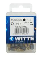 Witte PZ1 Bitflex bits 25 mm, doosje, (15 stuks)