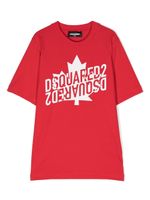 DSQUARED2 KIDS t-shirt en coton à logo imprimé - Rouge