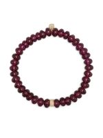 Sydney Evan bracelet en or 14ct sertie de perles en rhodolite - Violet