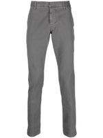 DONDUP pantalon chino à coupe fuselée - Gris