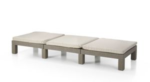 Allibert ligbed Daytona - cappuccino - 22x65x195 cm - Leen Bakker