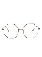 Linda Farrow lunettes de vue géométriques Lianas - Marron