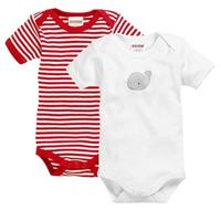Playshoes romper Walvis korte mouw navy/