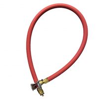 Mirage rubber slang rood voor voetpomp met plank