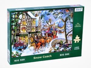 Snow Coach Puzzel 500 XL Stukjes