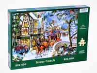 Snow Coach Puzzel 500 XL Stukjes - thumbnail