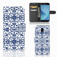 Samsung Galaxy J5 2017 Hoesje Flower Blue