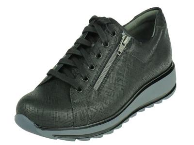 Durea Durea comfort Sportieve Lage Dames veterschoen