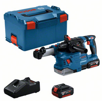 Bosch Blauw GBH 18V-22 Accu Boorhamer + Stofafzuiging GDE 18V-12 | 2 x 4,0 Ah accu | In L-Boxx - 0611924003 - thumbnail