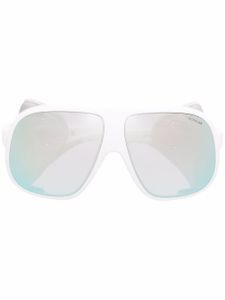 Moncler Eyewear lunettes de soleil à monture oversize - Blanc