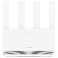 Cudy Dual Band BE3600 Wi-Fi 7 Router WR3600E 4 Gigabit poorten, 2,0 GHz Quad Core, 4 Antennes VPN-clients & Server, Cudy APP, Cloud Control