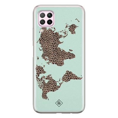 Huawei P40 Lite siliconen hoesje - Wild world