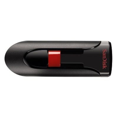 SanDisk Cruzer Glide USB flash drive 128 GB USB Type-A 2.0 Zwart, Rood