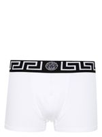 Versace short de bain à taille Greca - Blanc - thumbnail