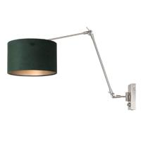 Steinhauer Verstelbare muurlamp Prestige Chic met groen velvet 8109ST - thumbnail