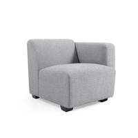 Kave Home Modulaire Bank Legara Hoek Arm Rechts - Lichtgrijs
