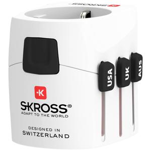 Skross 1.103165 netstekker adapter Universeel Wit