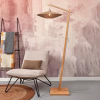 GOOD&MOJO Vloerlamp Iguazu Bamboe en jute, 176cm - thumbnail