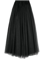 Alchemy x Lia Aram jupe longue en tulle - Noir