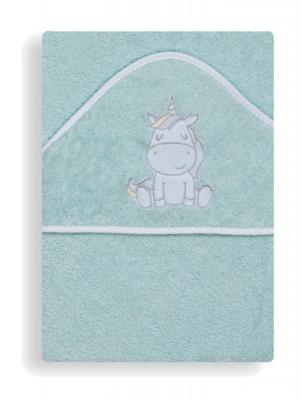 Interbaby badcape Eenhoorn junior 100 cm katoen Interbaby badcape Eenhoorn junior 100 cm katoen