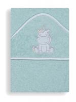 Interbaby badcape Eenhoorn junior 100 cm katoen