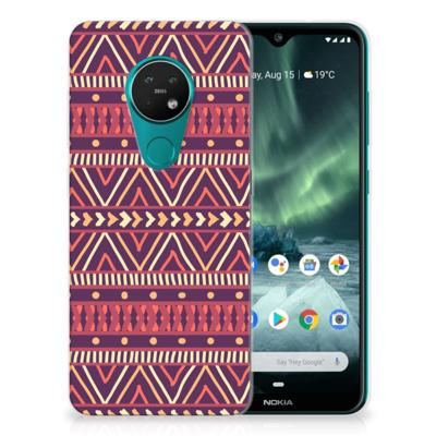 Nokia 7.2 | 6.2 TPU bumper Aztec Paars