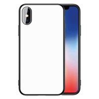 Backcover iPhone X | Xs Hoesje Zwart/wit