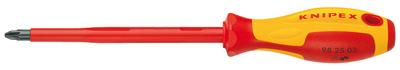 Knipex Knipex-Werk 98 25 03 VDE Kruiskop schroevendraaier PZ 3 Koplengte: 150 mm DIN EN 60900