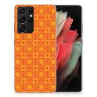 Samsung Galaxy S21 Ultra TPU bumper Batik Oranje