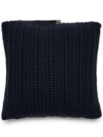 Brunello Cucinelli coussin en crochet - Bleu