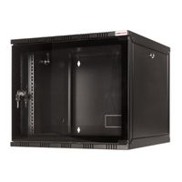 LogiLink 19 WALLMOUNT SOHO BOX 6U 540*550, BLACK, FLATPACK 19inch-wandkast (b x h x d) 540 x 323 x 550 mm 6 HE Zwart (RAL 9005) - thumbnail