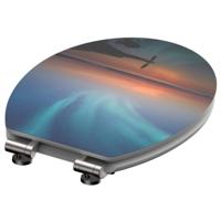 Schütte Toiletbril Met Soft-close Polar Lights Mdf Hoogglans