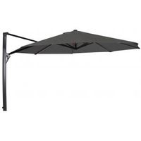 Taurus Zweefparasol grijs 350 cm ronde parasol - thumbnail