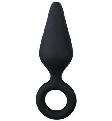 Easytoys Anal Collection Easytoys Anal Collection Zwarte Buttplug Met Trekring - Large (1st)