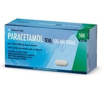 Paracetamol 500 mg ovaal