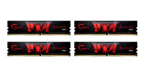 G.Skill 32 GB DDR4-3200 Quad-Kit werkgeheugen F4-3200C16Q-32GIS, Aegis, XMP