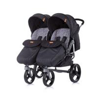 Duo Kinderwagen 0+ new borns Chipolino Twix zwart onyx