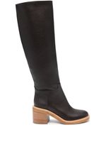 Roberto Festa bottes en cuir Tannery 50 mm - Marron