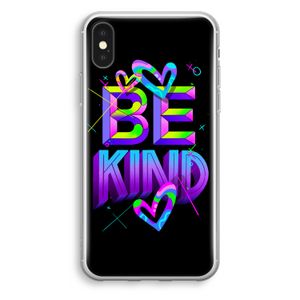 Be Kind: iPhone X Transparant Hoesje